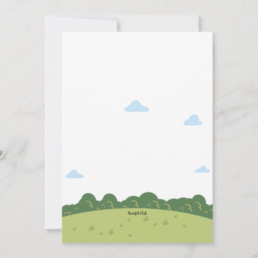 Bounce House Party Einladung (Rückseite)