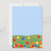 Bounce House Party Einladungen (Rückseite)