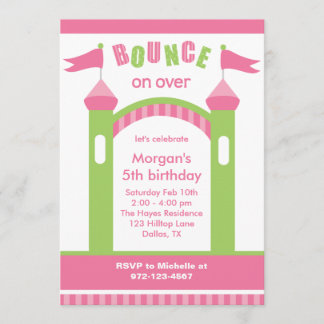 Bounce House Party Einladungen