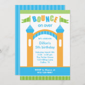 Bounce House Party Einladungen (Vorne/Hinten)