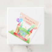 Bounce House Party Geschenkanhänger (Beispiel)