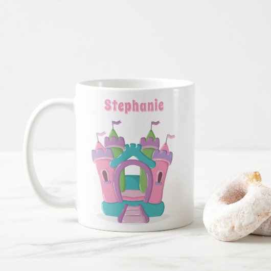 Bounce House Party Kaffeetasse (Mit Donut)