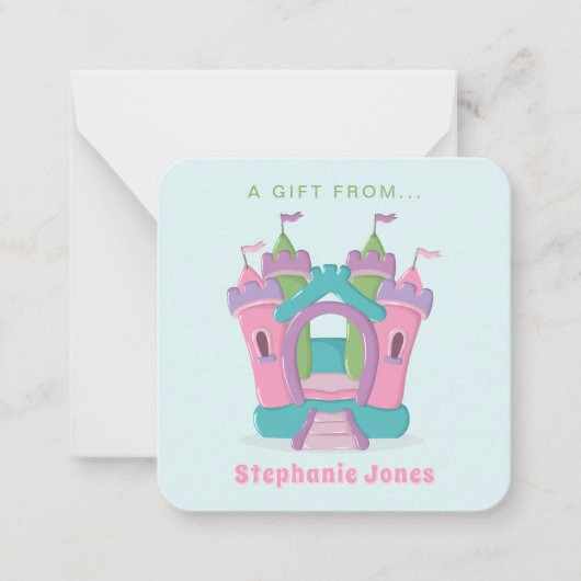 Bounce House Party Mitteilungskarte (Vorderseite)