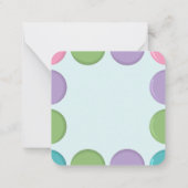 Bounce House Party Mitteilungskarte (Rückseite)