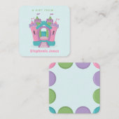 Bounce House Party Mitteilungskarte (Vorne/Hinten)