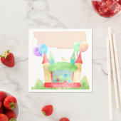 Bounce House Party Serviette (Beispiel)
