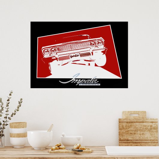 BOUNCE Impala Lowrider Poster (Küche)
