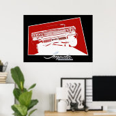 BOUNCE Impala Lowrider Poster (Heimbüro)