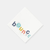 Bounce Kindergeburtstag Party Serviette (Ecke)