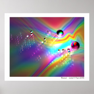 Bouncing Balls Abstrakt Poster