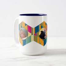Bouncing Hexagon Zwei-Tone-Tasse
