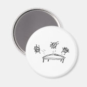 Bouncing Mathberies Magnet (Vorderseite/Rückseite)