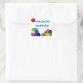 Bouncing Party Danke Stickers (Tasche)