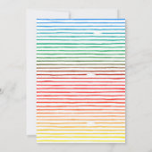 Bouncy Ball Birthday Invitation Einladung (Rückseite)