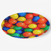 Bouncy Balls Ball Pit themed Birthday Party Pappteller (Schrägansicht)