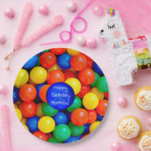 Bouncy Balls Ball Pit themed Birthday Party Pappteller (Party)