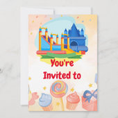 Bouncy Castel Parco Civico-Ciani Einladung (Vorderseite)