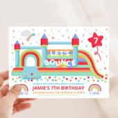 Bouncy Castle Party Einladung