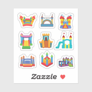 Bouncy Castle Stickers Aufkleber