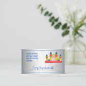 Bouncy Castle Visitenkarte (Stehend Vorderseite)