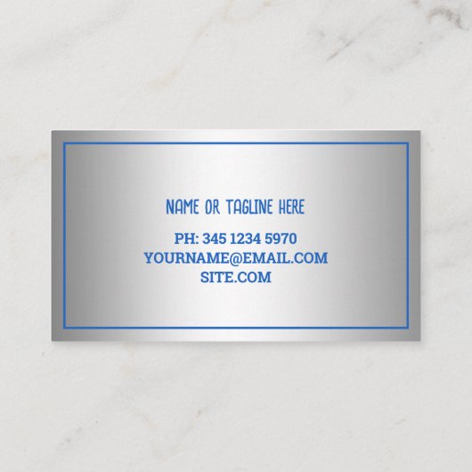 Bouncy Castle Visitenkarte (Rückseite)