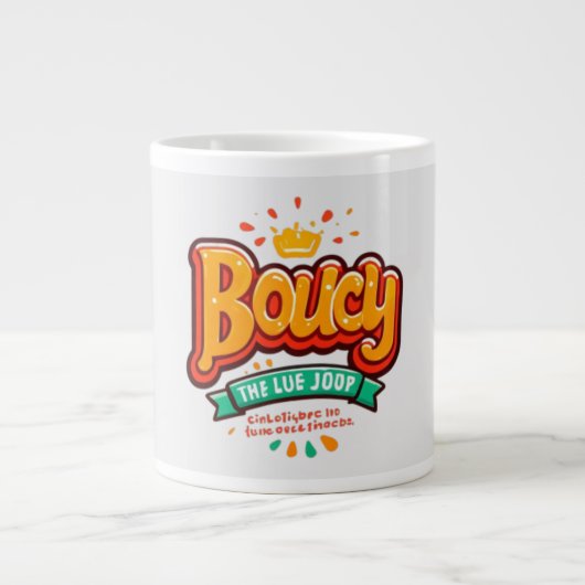 Bouncy Crown Jumbo-Tasse (Vorderseite)