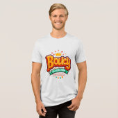 Bouncy Crown Tri-Blend Shirt (Vorderseite voll)