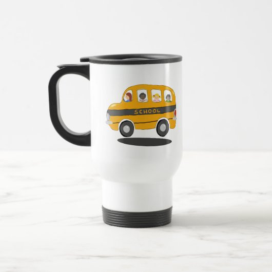 Bouncy Schulbus-bestste Bustreiber-Tasse Reisebecher (Links)