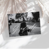 Bouncy Script Abschluss Announccard Ankündigung