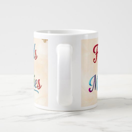 "Bound By Smiles" Jumbo-Tasse (Rückseite)