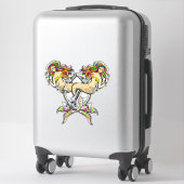 Bound Mermaids - Schönes Design für Meeresliebhabe Aufkleber (Koffer)