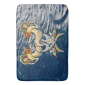 Bound Mermaids - Schönes Design für Meeresliebhabe Badematte (Vorderseite Vertikal)