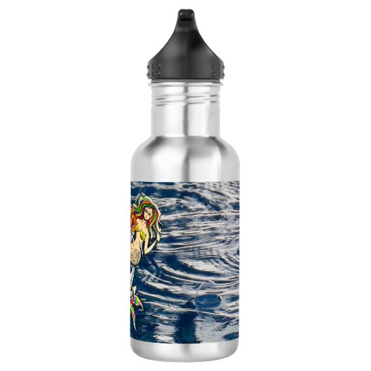 Bound Mermaids - Schönes Design für Meeresliebhabe Edelstahlflasche (Rechts)