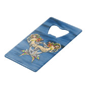 Bound Mermaids - Schönes Design für Meeresliebhabe Geldbeutel Flaschenöffner (Vorderseite Schrägansicht)