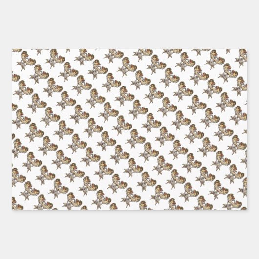 Bound Mermaids - Schönes Design für Meeresliebhabe Geschenkpapier Set (Vorderseite 3)