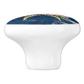 Bound Mermaids - Schönes Design für Meeresliebhabe Keramikknauf (Seitenansicht)