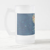 Bound Mermaids - Schönes Design für Meeresliebhabe Mattglas Bierglas (Links)