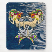 Bound Mermaids - Schönes Design für Meeresliebhabe Mousepad (Vorne)