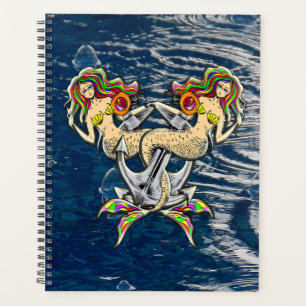 Bound Mermaids - Schönes Design für Meeresliebhabe Planer