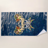 Bound Mermaids - Schönes Design für Meeresliebhabe Strandtuch (Vorderseite)