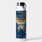 Bound Mermaids - Schönes Design für Meeresliebhabe Trinkflasche (Vorne)