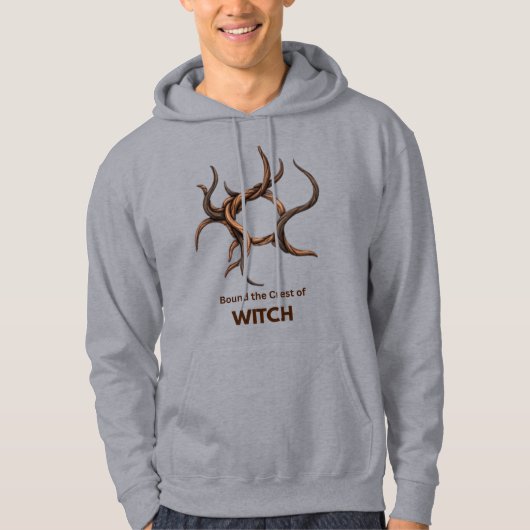 Bound the Crest of WITCH Hoodie (Vorderseite)