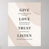 BOUNDARIES A Poster to Inspirier and Motivation yo (Vorne)