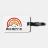 Boundary Peak Nevada Gepäckanhänger (Rückseite horizontal)