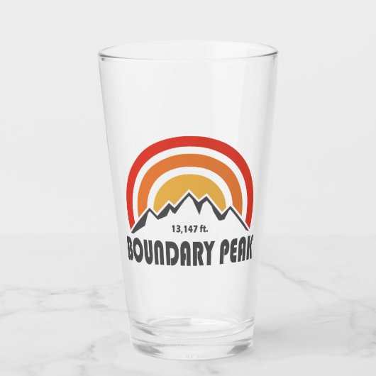 Boundary Peak Nevada Glas (Vorderseite)