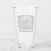 Boundary Peak Nevada Retro Türkis Glas (Rückseite)