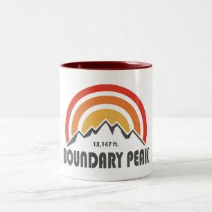 Boundary Peak Nevada Zweifarbige Tasse