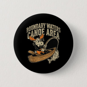 Boundary Waters Kanu-Gebiet Elch-Kajak-Angeln Button