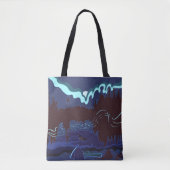 Boundary Waters Loon Campingplatz Tote Bag Tasche (Vorderseite)