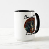 Boundless Potential Horse Mug – Majestic Stallion Tasse (VorderseiteRechts)